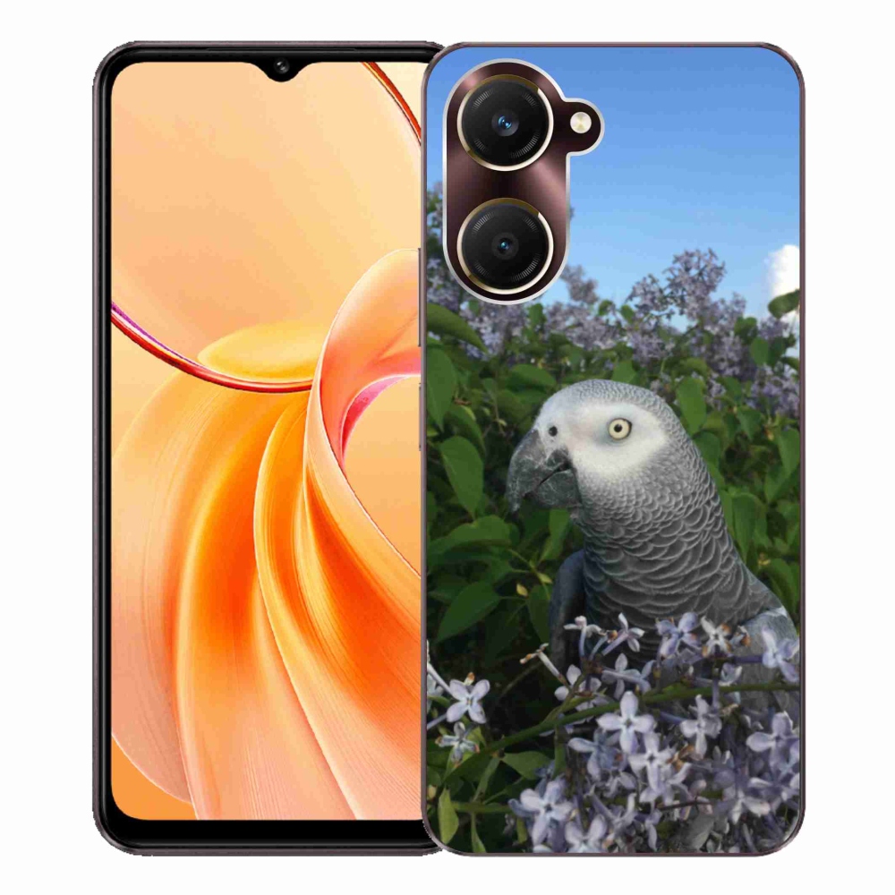 Gélový kryt mmCase na Vivo Y28s 5G - papagáj žako