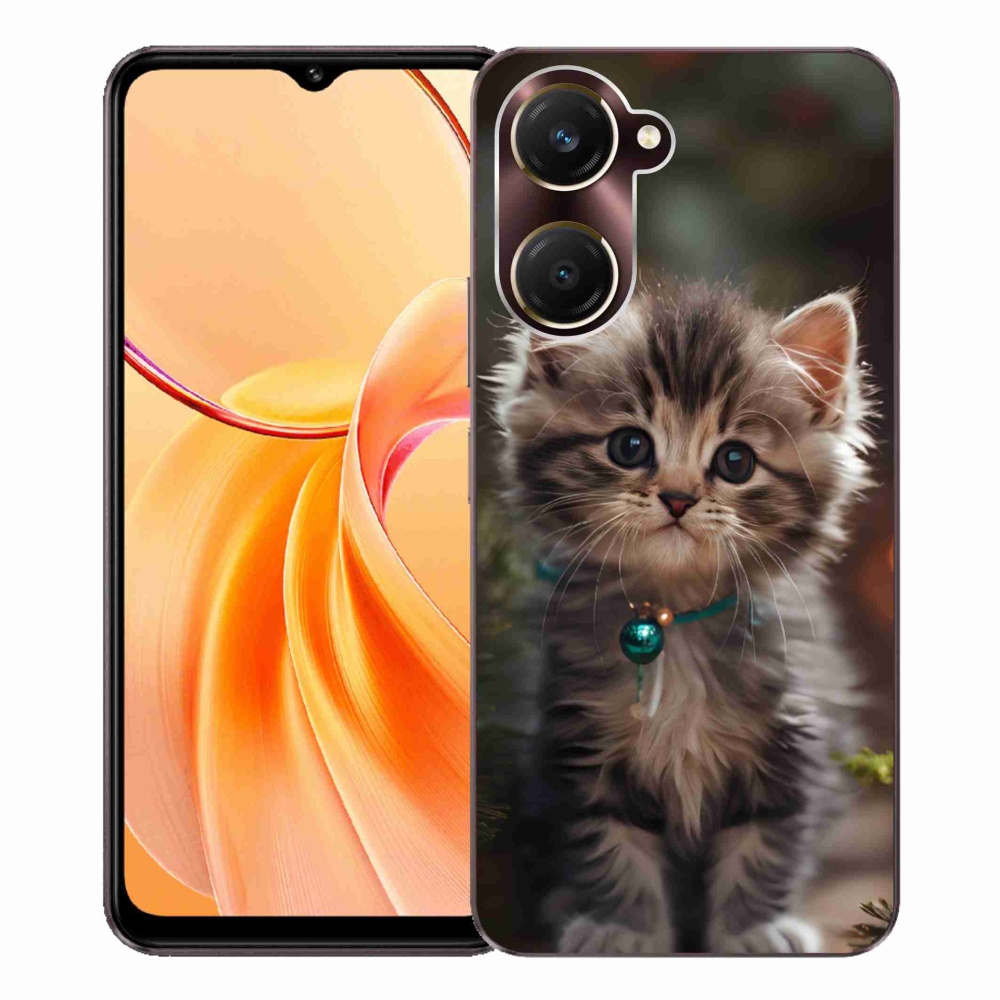 Gélový kryt mmCase na Vivo Y28s 5G - roztomilé mačiatko 11