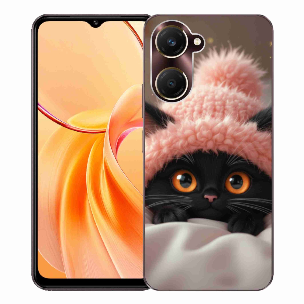 Gélový kryt mmCase na Vivo Y28s 5G - roztomilé mačiatko 7