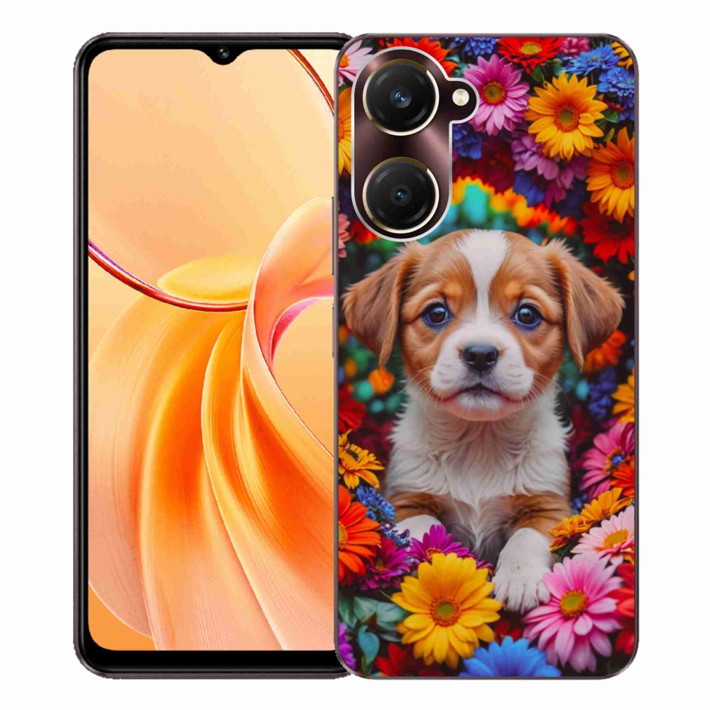 Gélový kryt mmCase na Vivo Y28s 5G - roztomilé šteňa