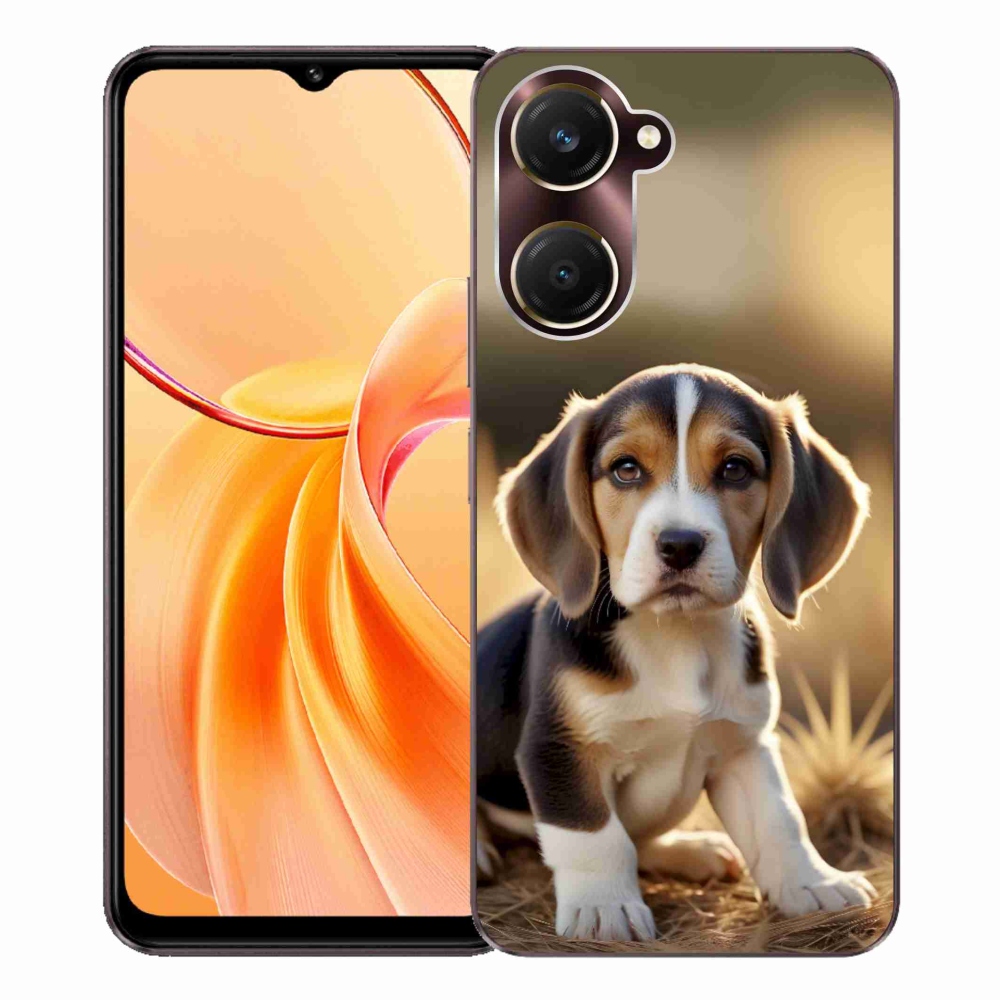 Gélový kryt mmCase na Vivo Y28s 5G - roztomilý bígl