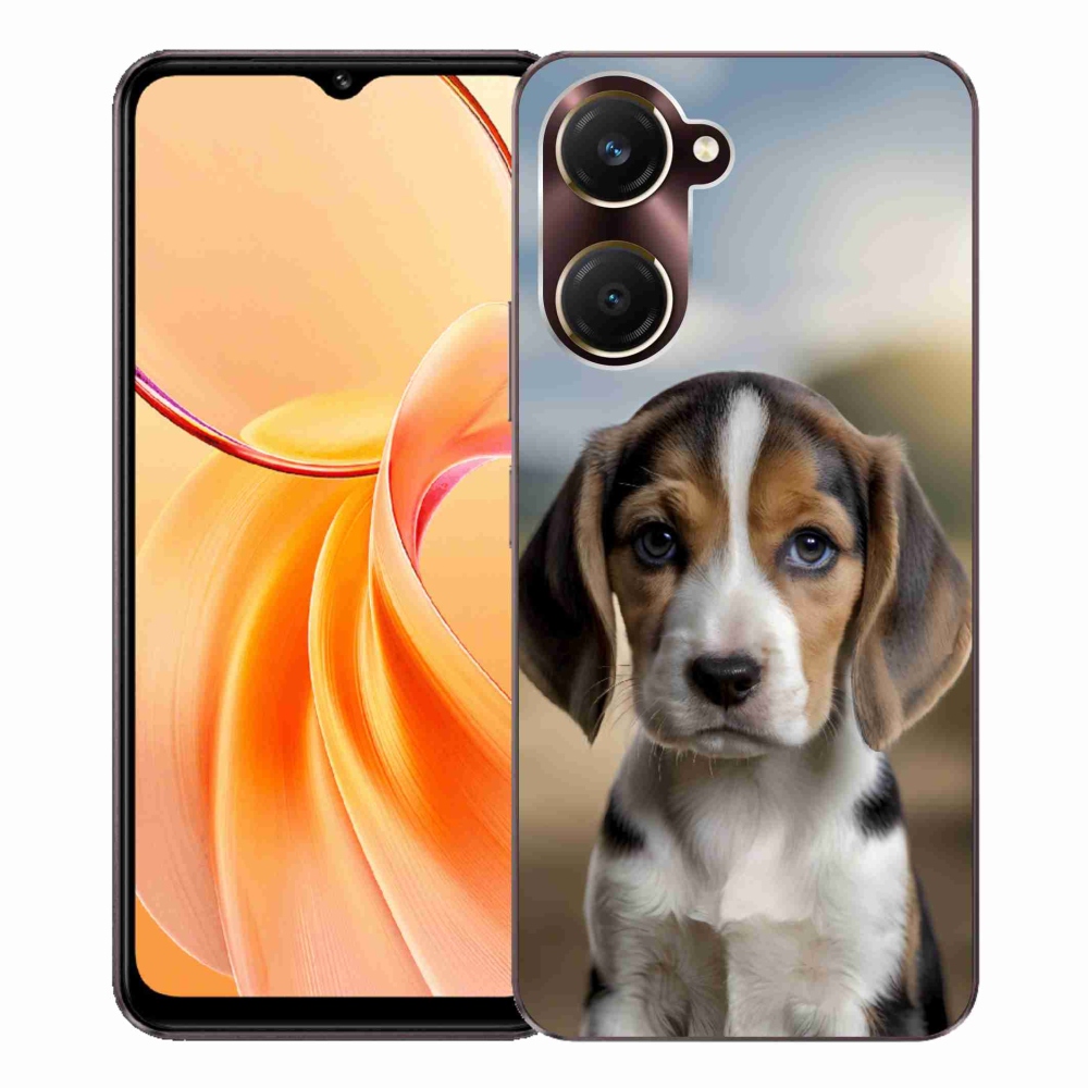 Gélový kryt mmCase na Vivo Y28s 5G - roztomilý bígl