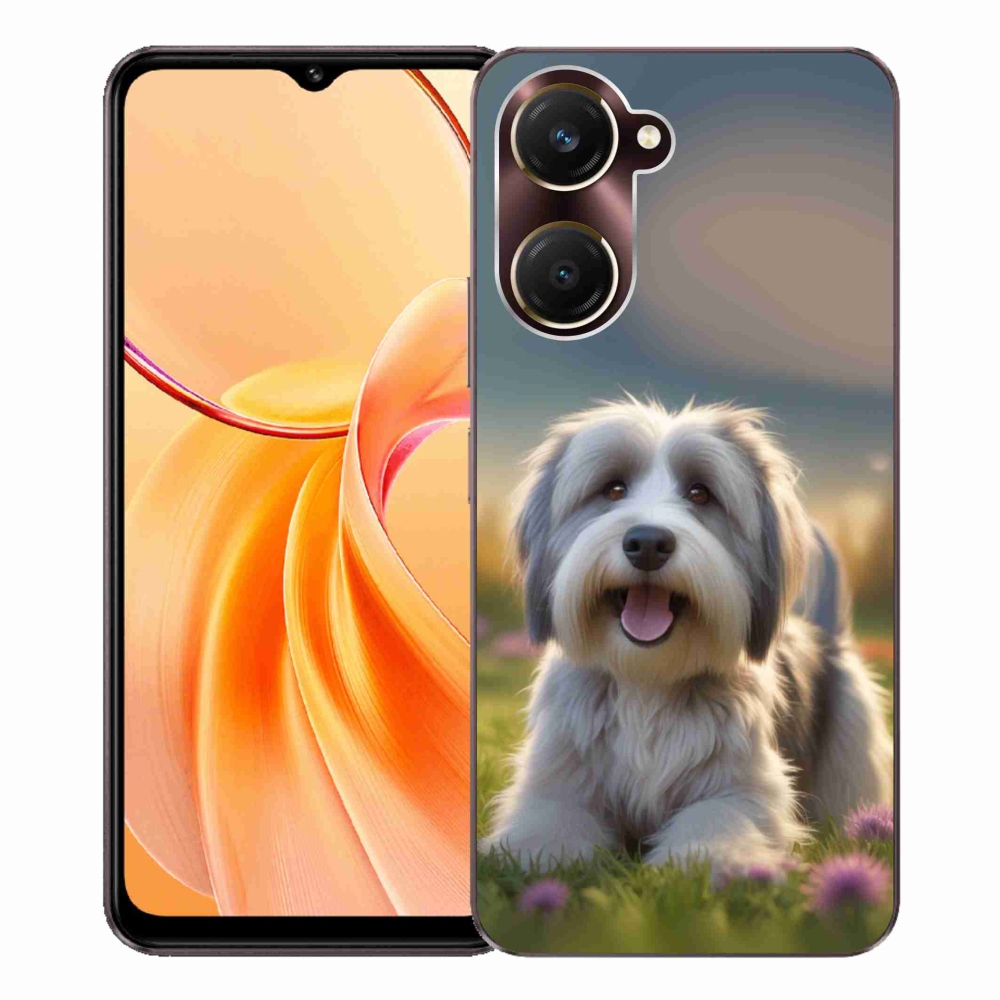 Gélový kryt mmCase na Vivo Y28s 5G - roztomilý havanský psík