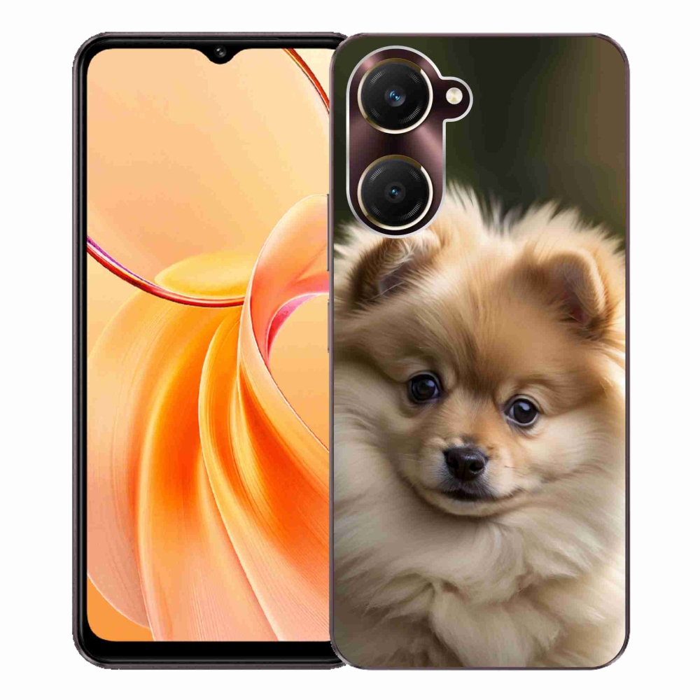 Gélový kryt mmCase na Vivo Y28s 5G - roztomilý pomeranian 2