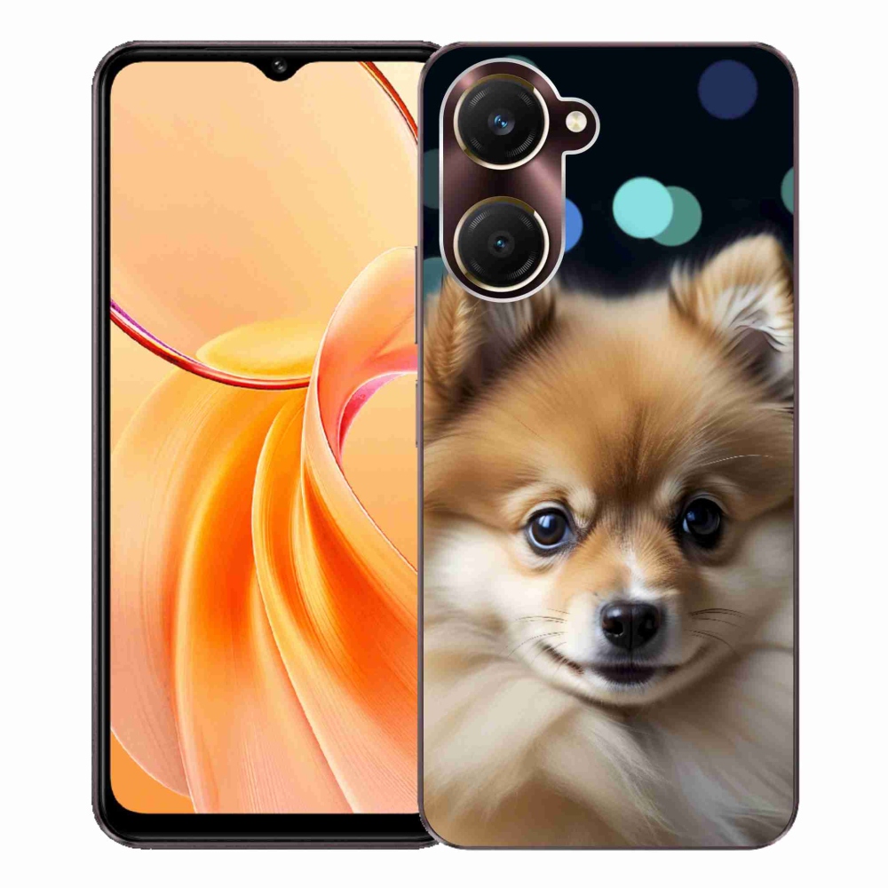 Gélový kryt mmCase na Vivo Y28s 5G - roztomilý pomeranian