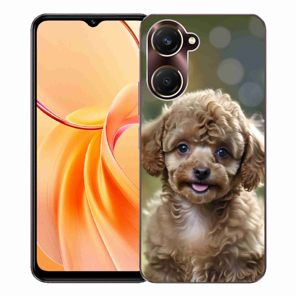 Gélový kryt mmCase na Vivo Y28s 5G - roztomilý pudel