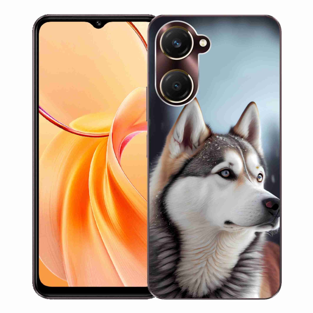 Gélový kryt mmCase na Vivo Y28s 5G - sibírsky husky