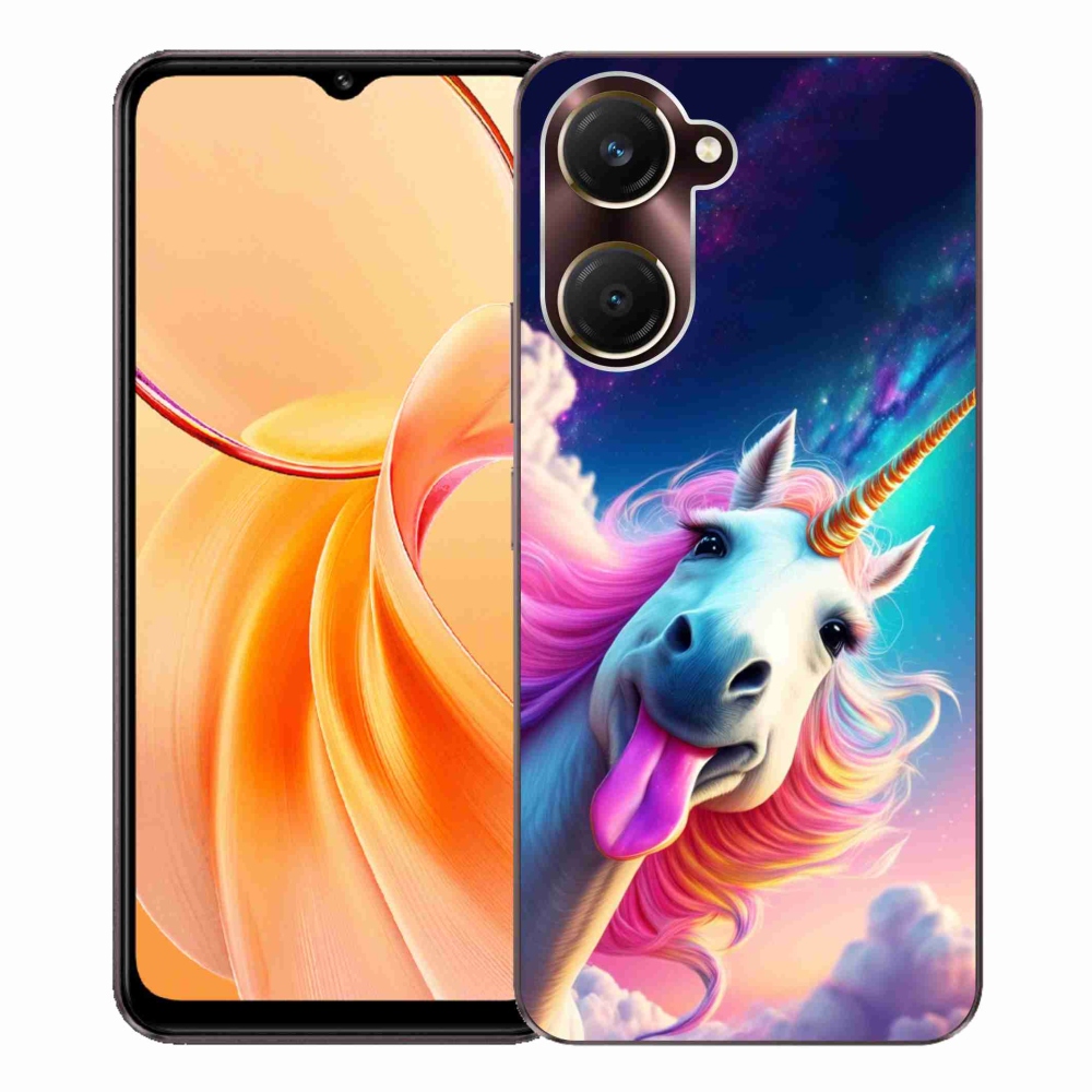Gélový kryt mmCase na Vivo Y28s 5G - šialený jednorožec