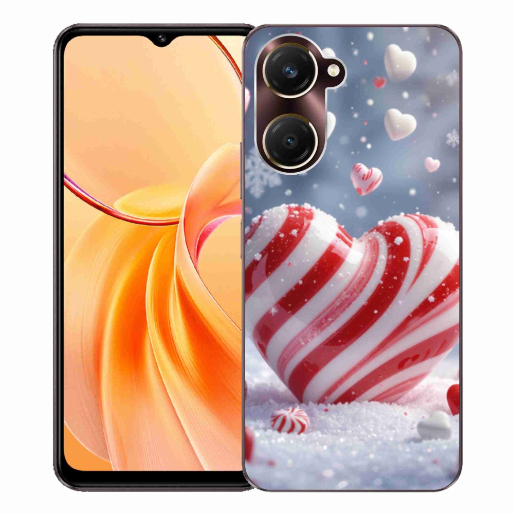 Gélový kryt mmCase na Vivo Y28s 5G - sladké srdce
