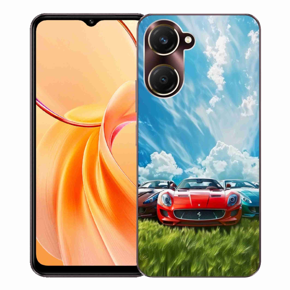 Gélový kryt mmCase na Vivo Y28s 5G - športové vozidlá