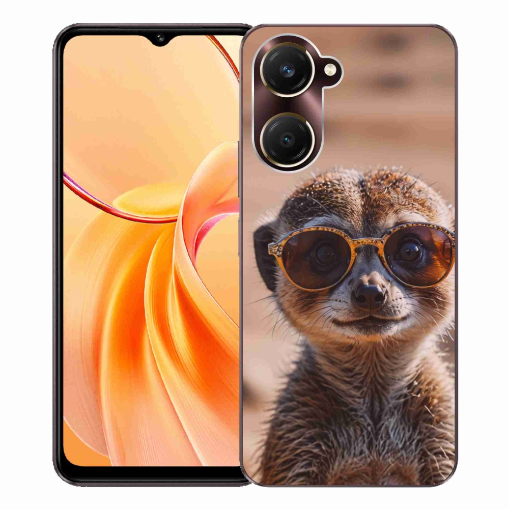 Gélový kryt mmCase na Vivo Y28s 5G - štýlová surikata
