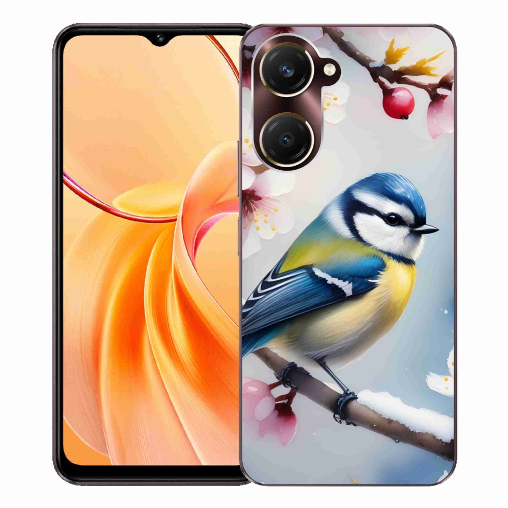 Gélový kryt mmCase na Vivo Y28s 5G - sýkorka