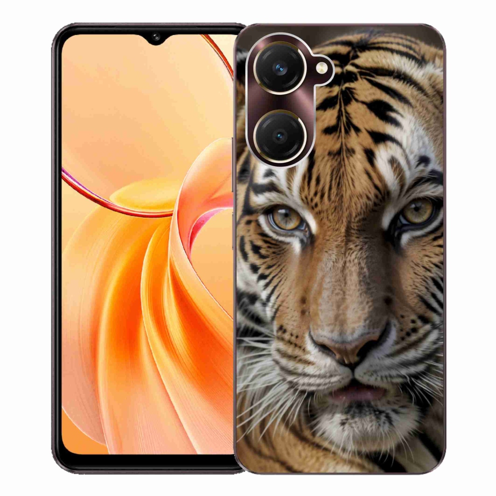 Gélový kryt mmCase na Vivo Y28s 5G - tigrie pohľad