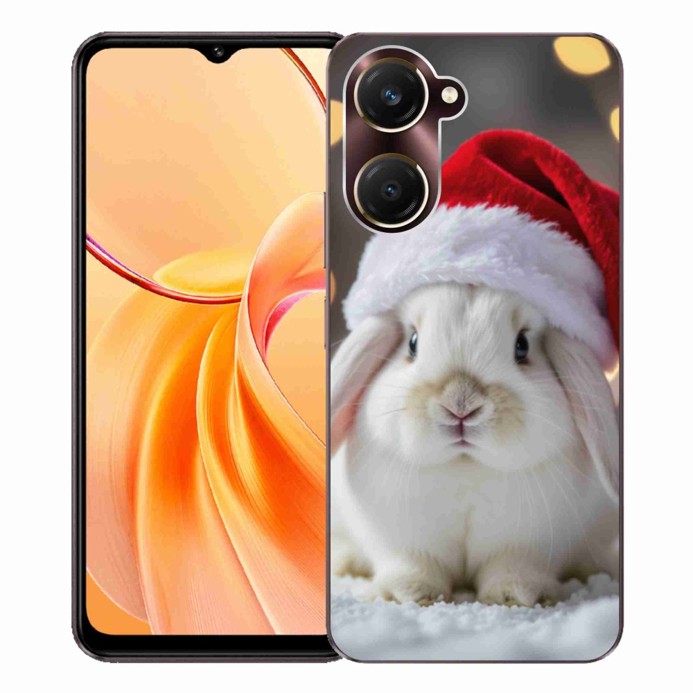 Gélový kryt mmCase na Vivo Y28s 5G - vianočný králik