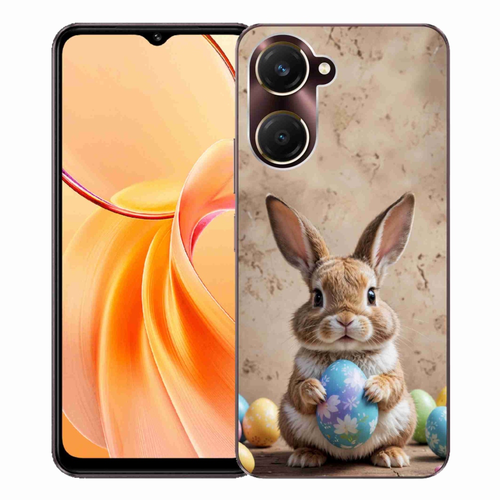 Gélový kryt mmCase na Vivo Y28s 5G - veľkonočný zajačik