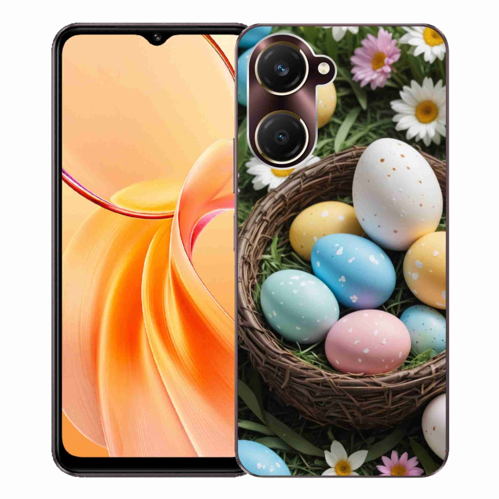 Gélový kryt mmCase na Vivo Y28s 5G - veľkonočné vajíčka 2