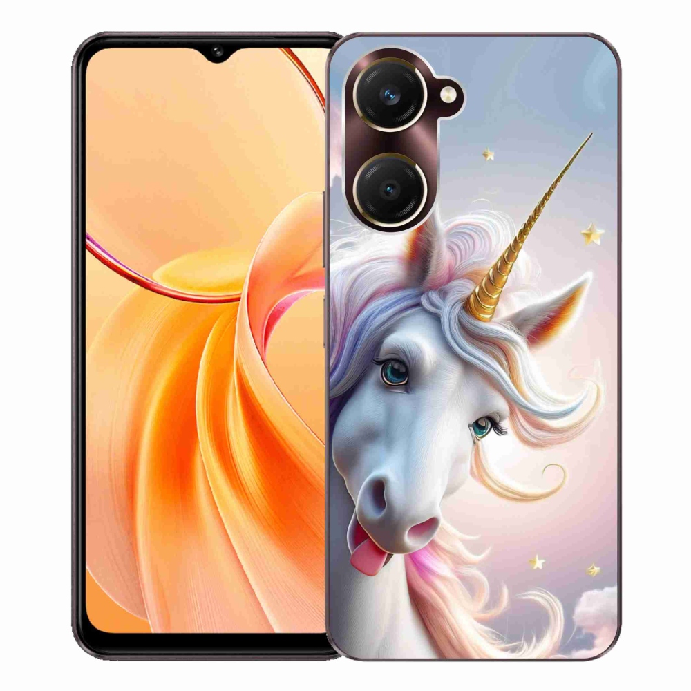 Gélový kryt mmCase na Vivo Y28s 5G - veselý jednorožec