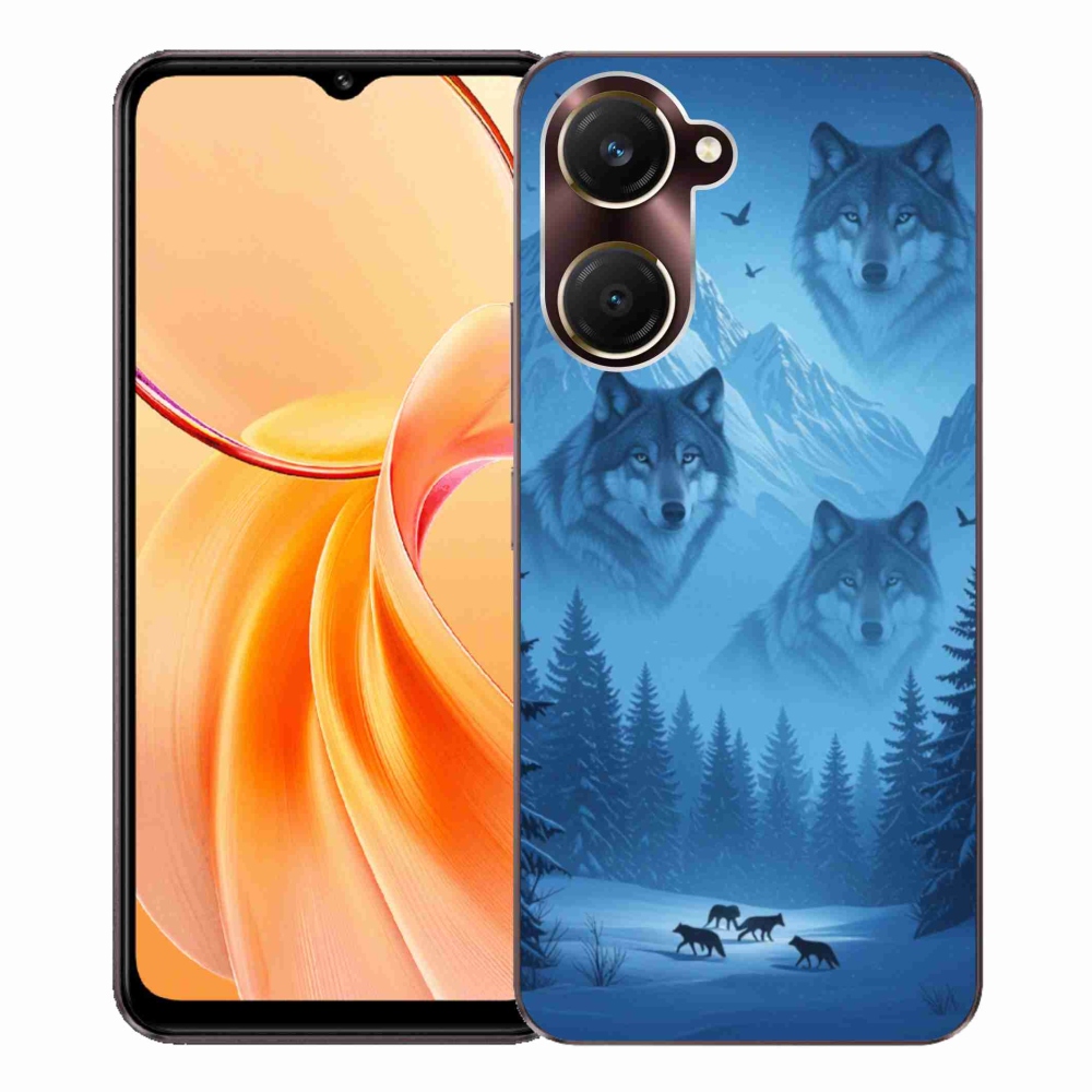 Gélový kryt mmCase na Vivo Y28s 5G - vlčia svorka
