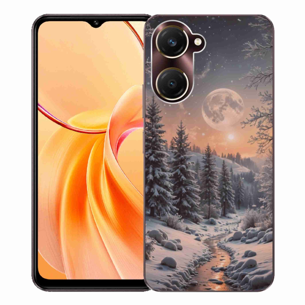 Gélový kryt mmCase na Vivo Y28s 5G - zimná krajina 2