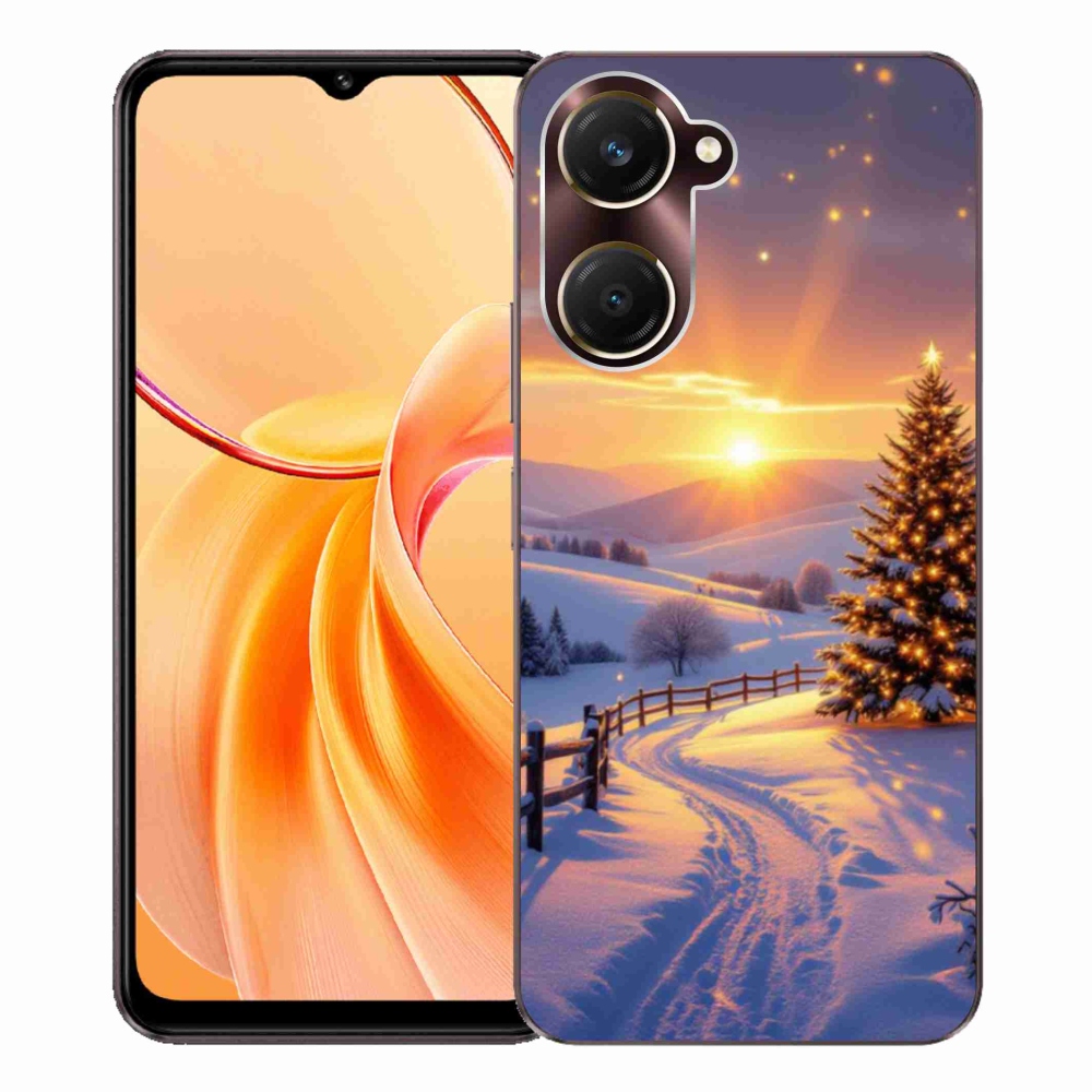 Gélový kryt mmCase na Vivo Y28s 5G - zimná krajina