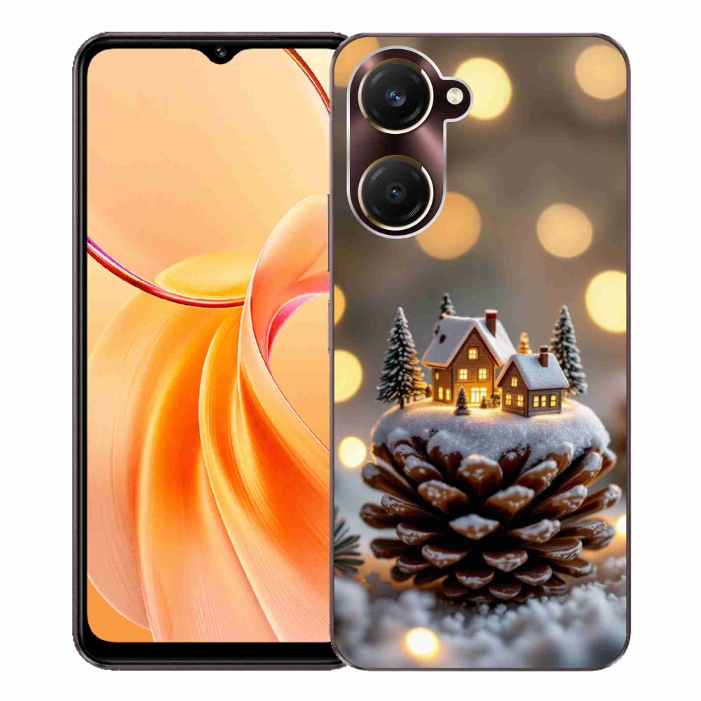 Gélový kryt mmCase na Vivo Y28s 5G - zimná dedinka