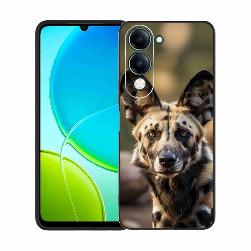 Gélový kryt mmCase na Vivo Y29S 5G - africký divoký pes