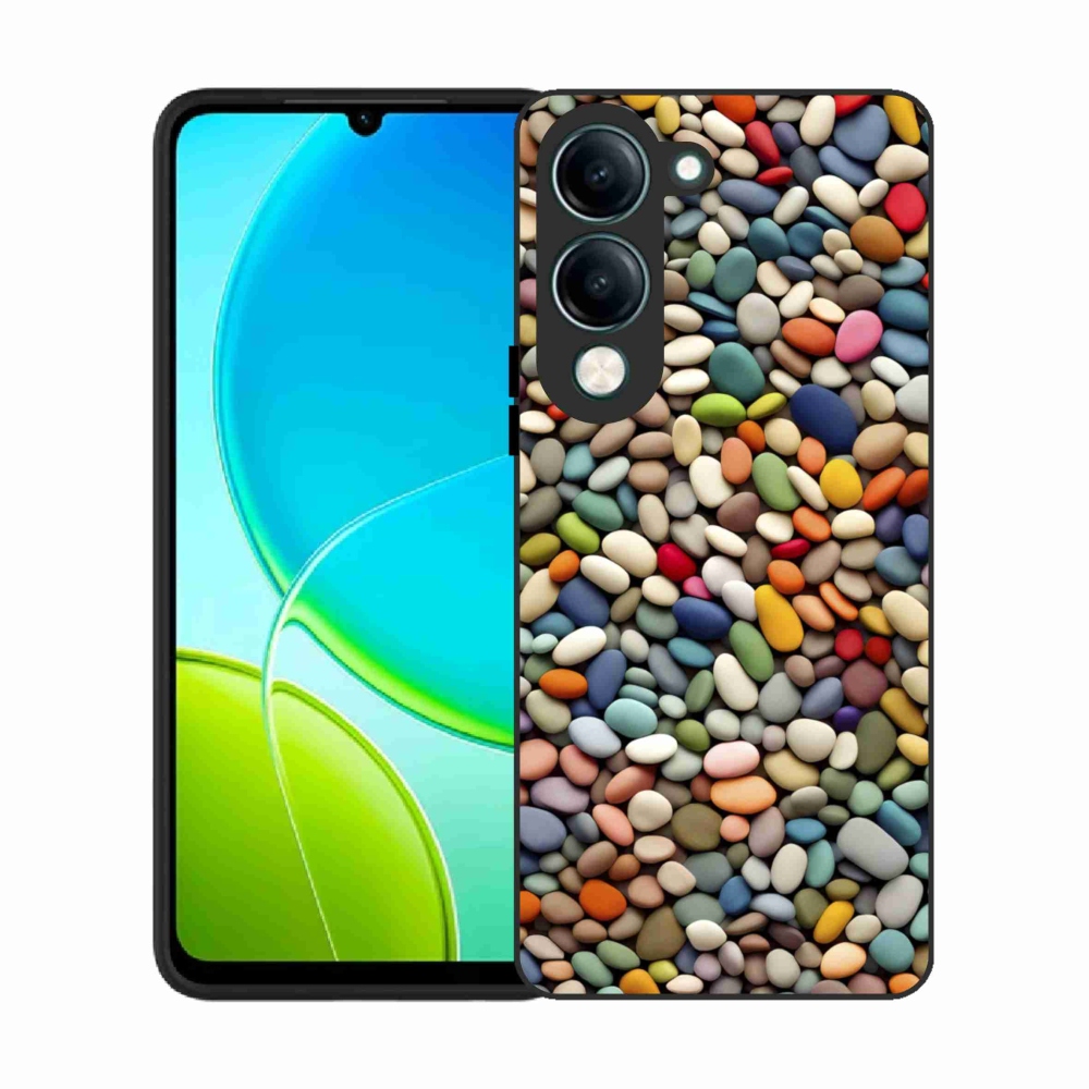 Gélový kryt mmCase na Vivo Y29S 5G - farebné kamienky 2