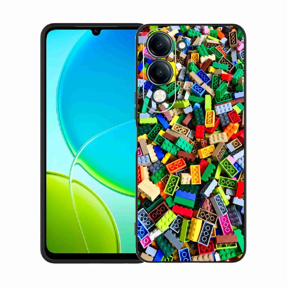 Gélový kryt mmCase na Vivo Y29S 5G - farebné stavebné kocky