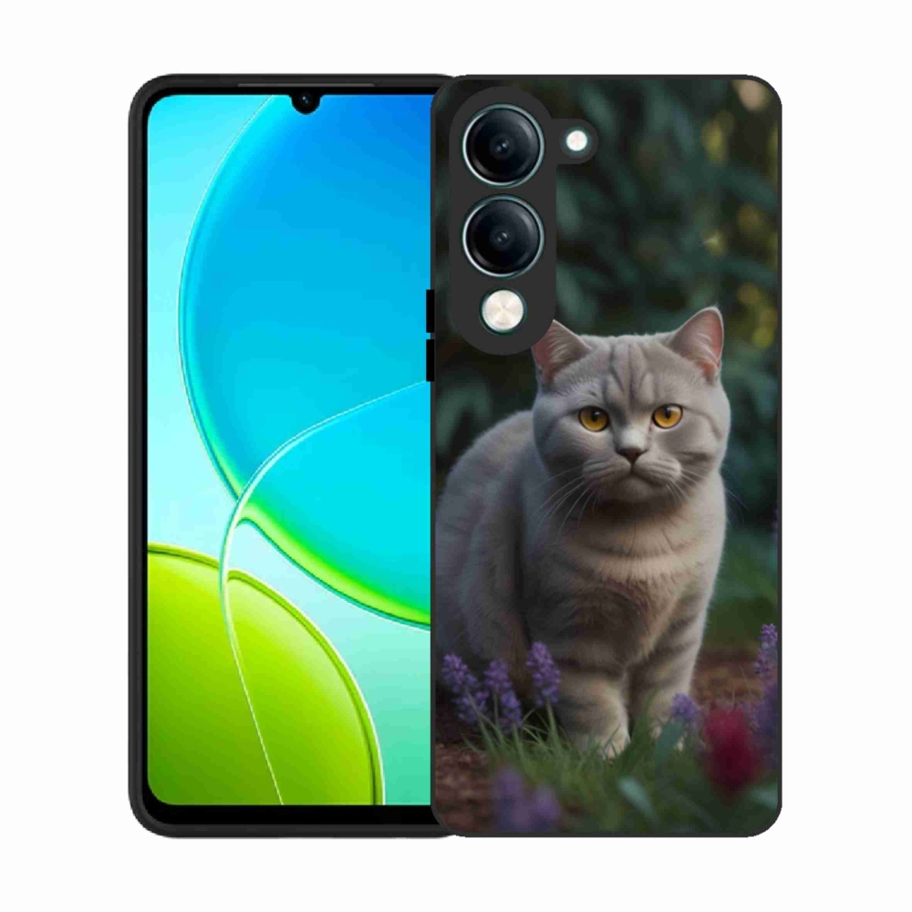 Gélový kryt mmCase na Vivo Y29S 5G - britská mačka