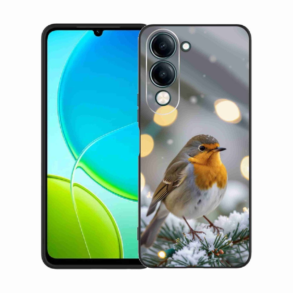 Gélový kryt mmCase na Vivo Y29S 5G - červienka v zime