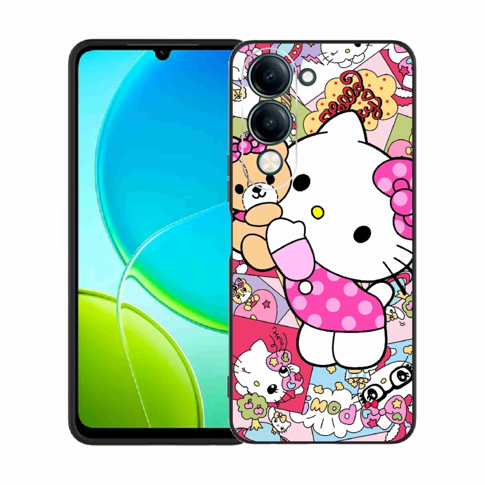Gélový kryt mmCase na Vivo Y29S 5G - cute kitty