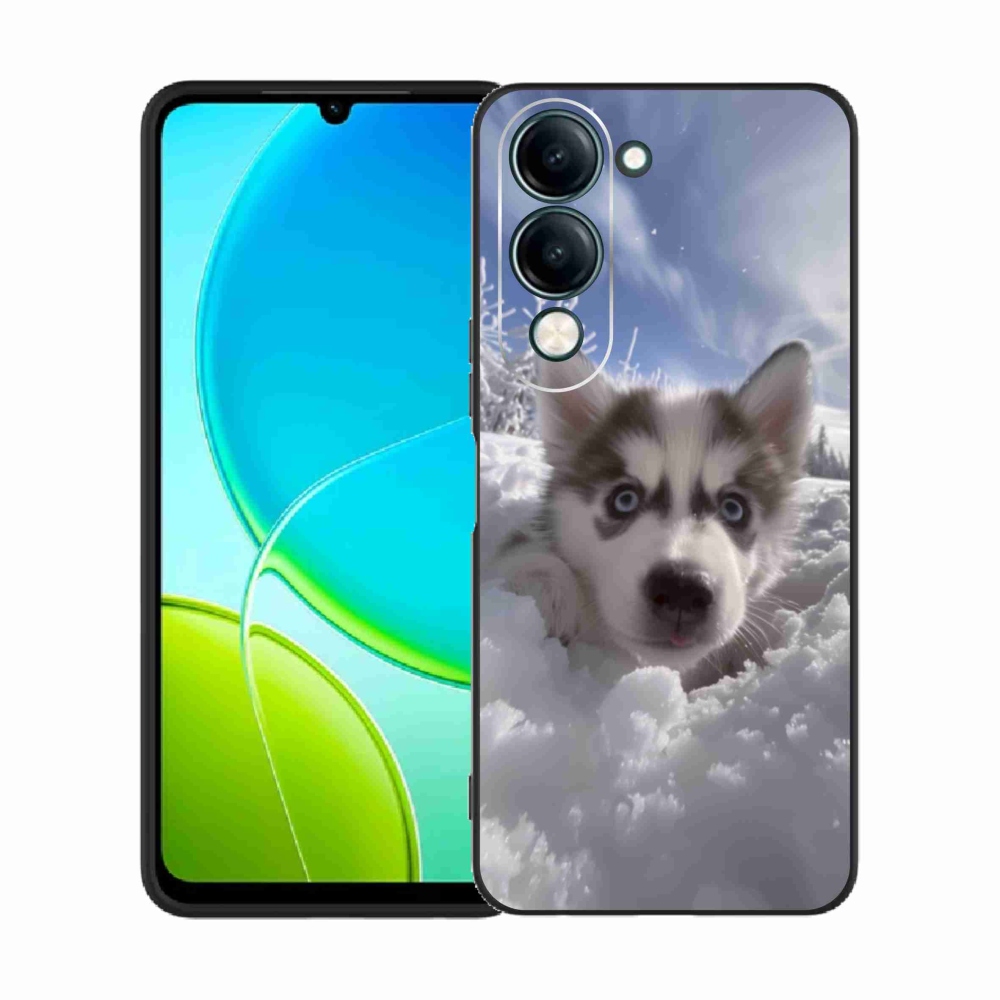 Gélový kryt mmCase na Vivo Y29S 5G - husky v snehu