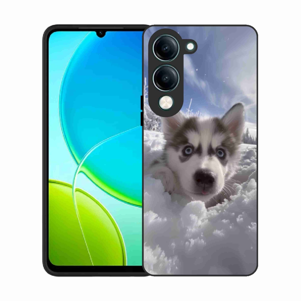Gélový kryt mmCase na Vivo Y29S 5G - husky v snehu