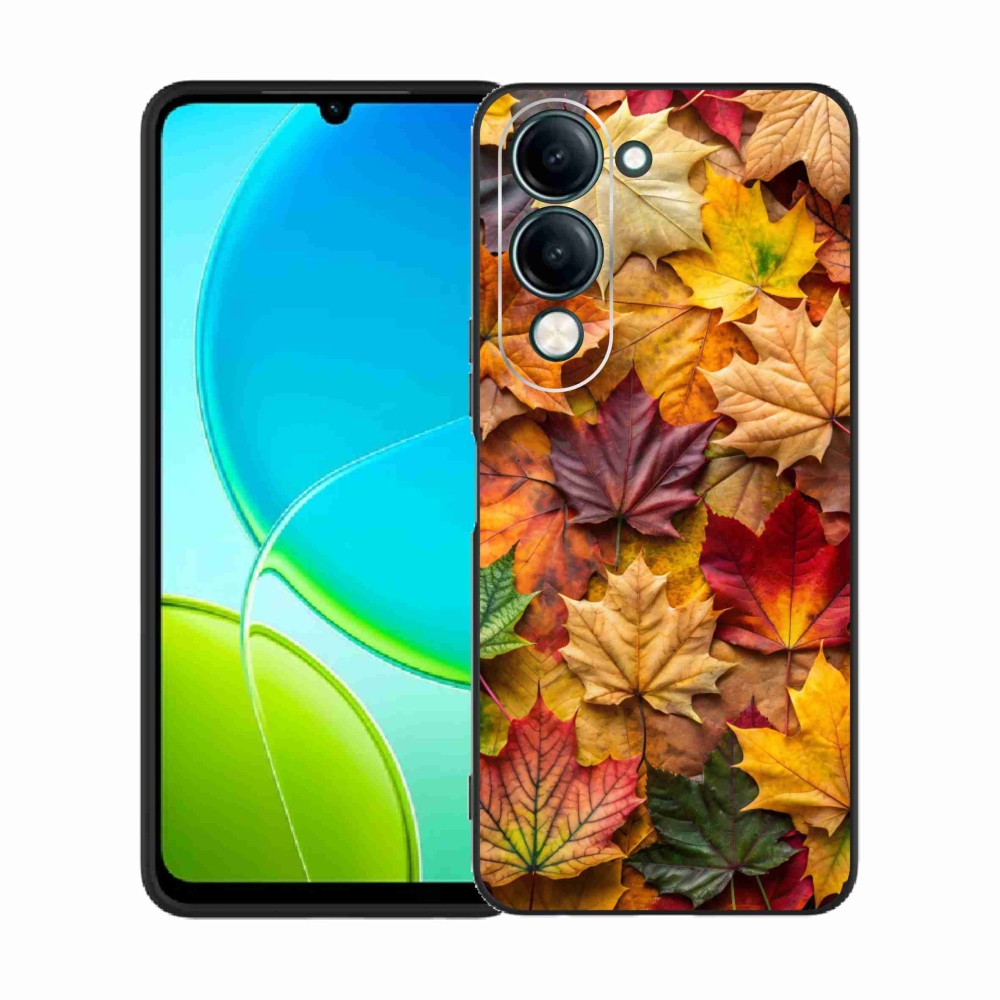 Gélový kryt mmCase na Vivo Y29S 5G - javorové listy 2