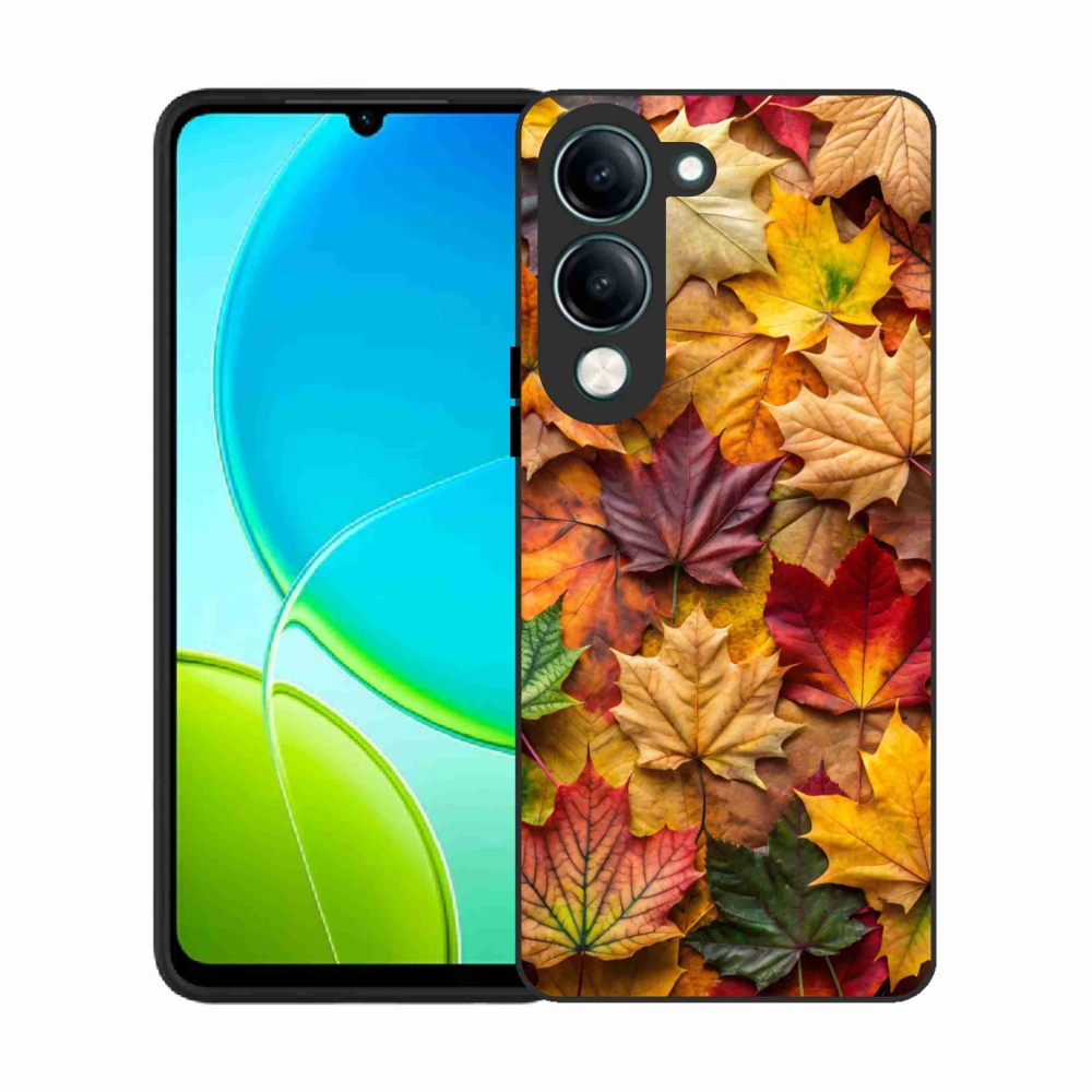 Gélový kryt mmCase na Vivo Y29S 5G - javorové listy 2