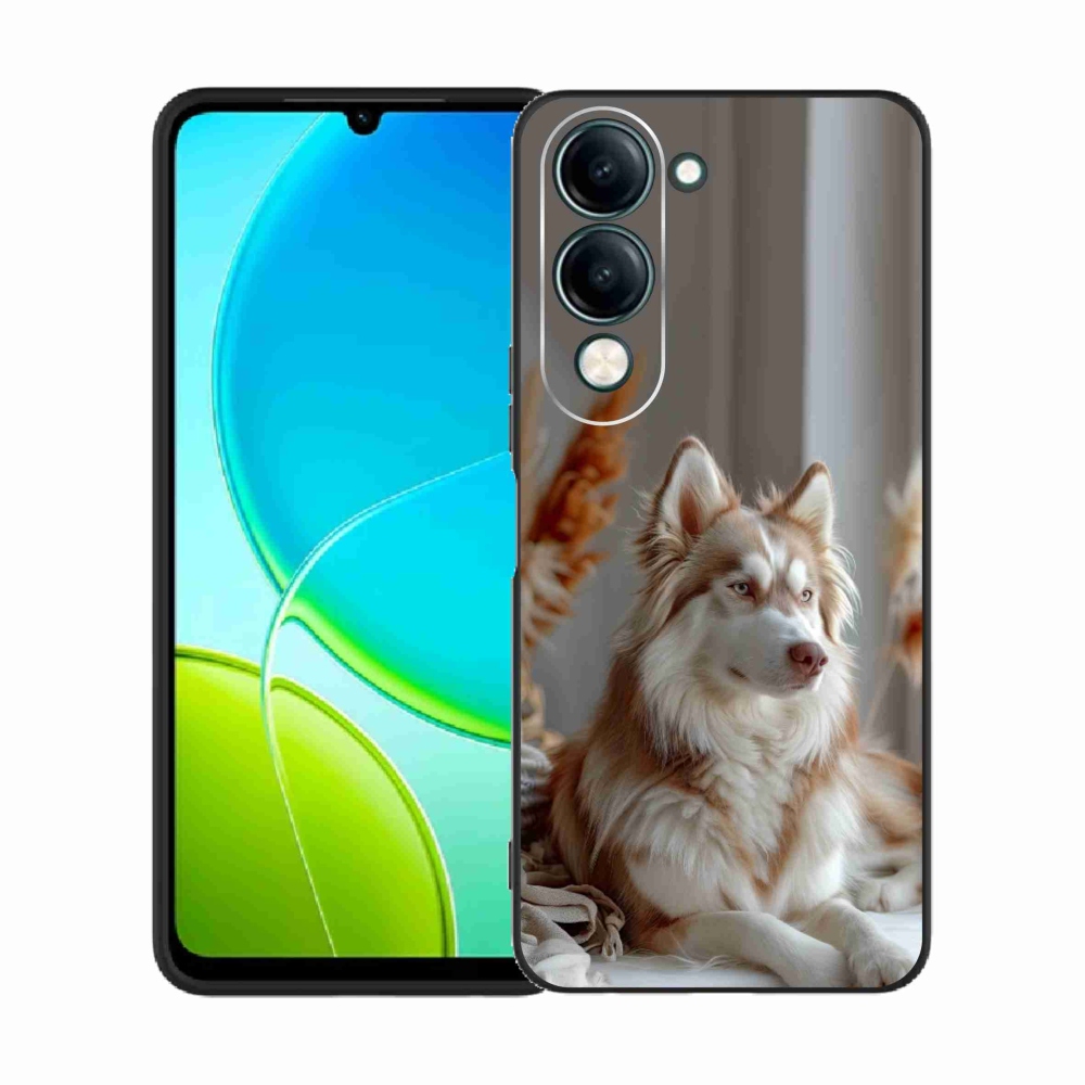 Gélový kryt mmCase na Vivo Y29S 5G - pokojný sibírsky husky