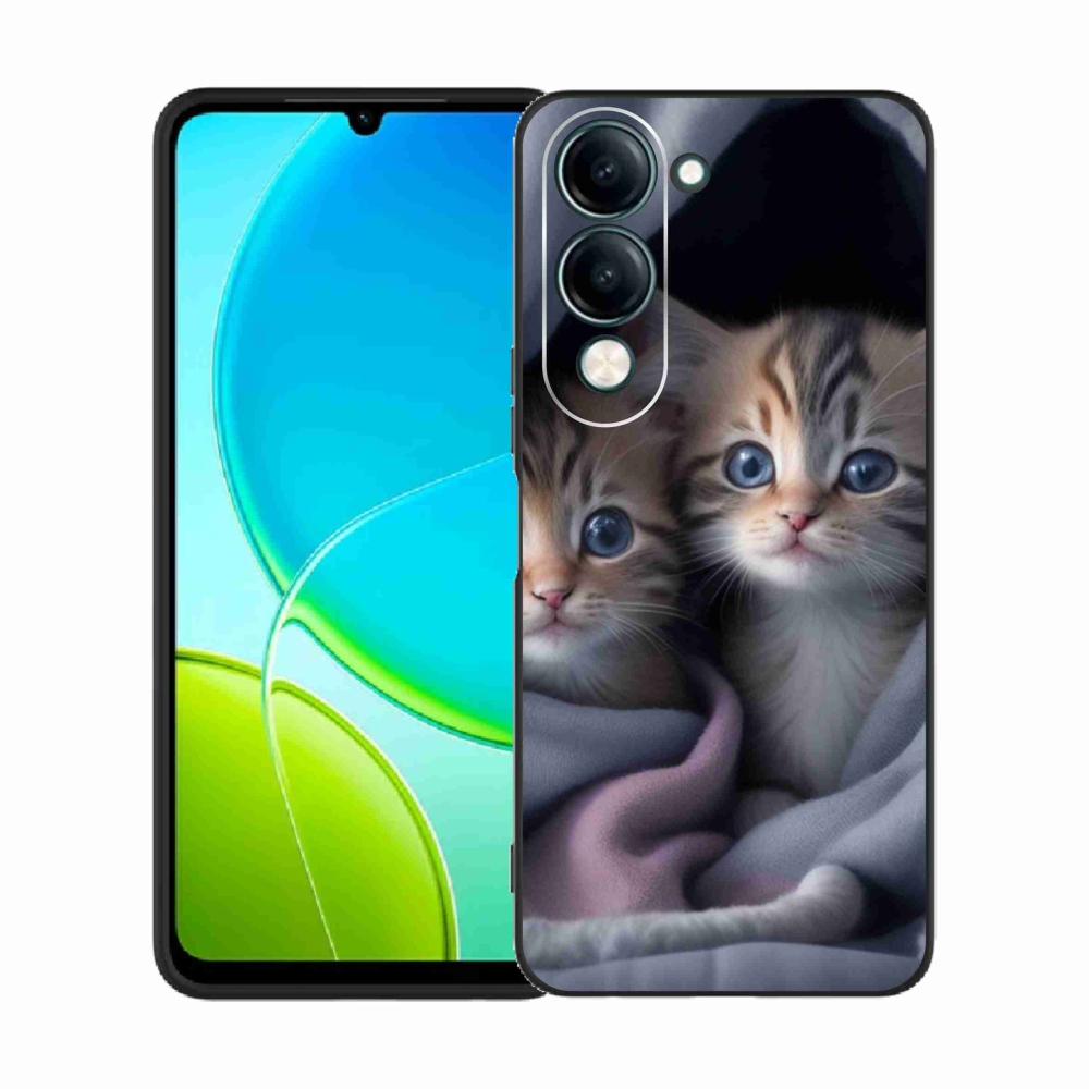 Gélový kryt mmCase na Vivo Y29S 5G - mačacie duo 2
