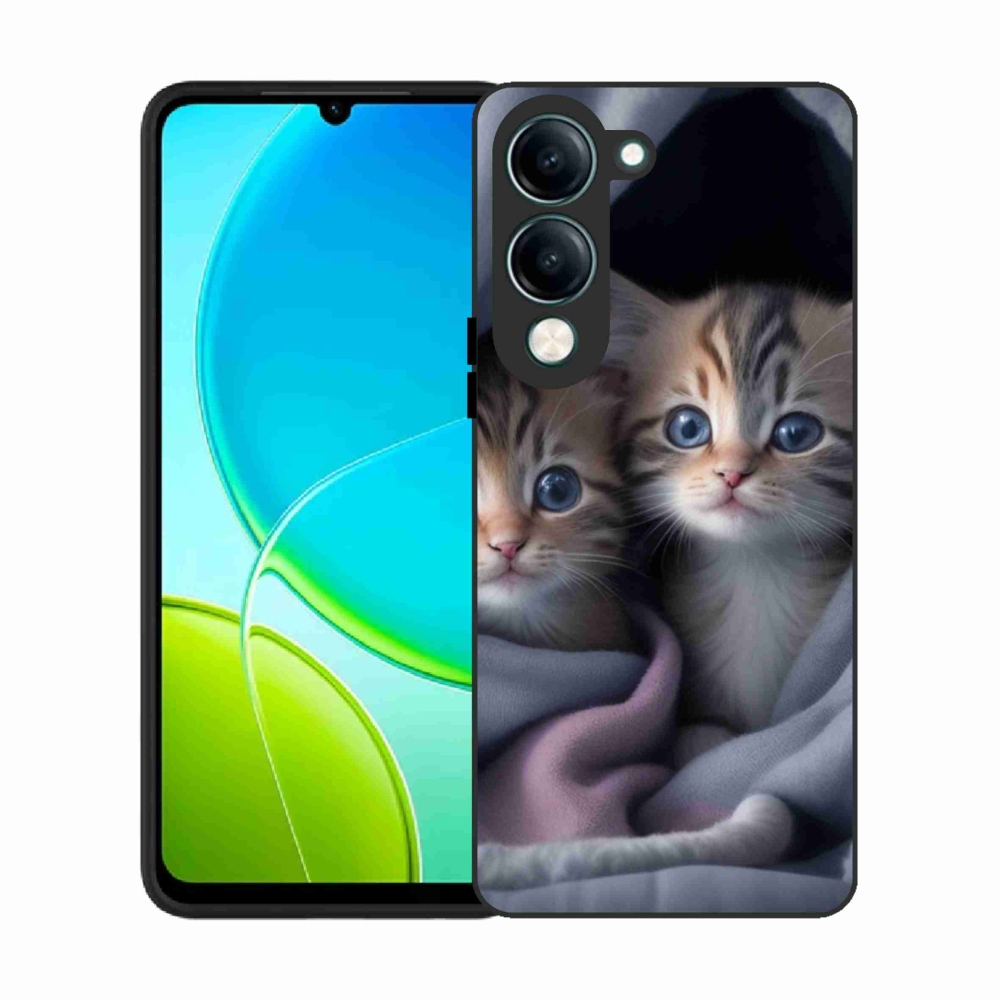 Gélový kryt mmCase na Vivo Y29S 5G - mačacie duo 2