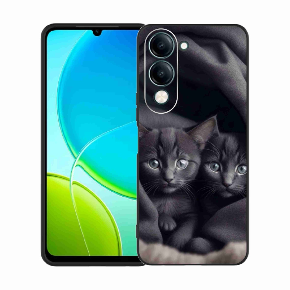 Gélový kryt mmCase na Vivo Y29S 5G - mačacie duo