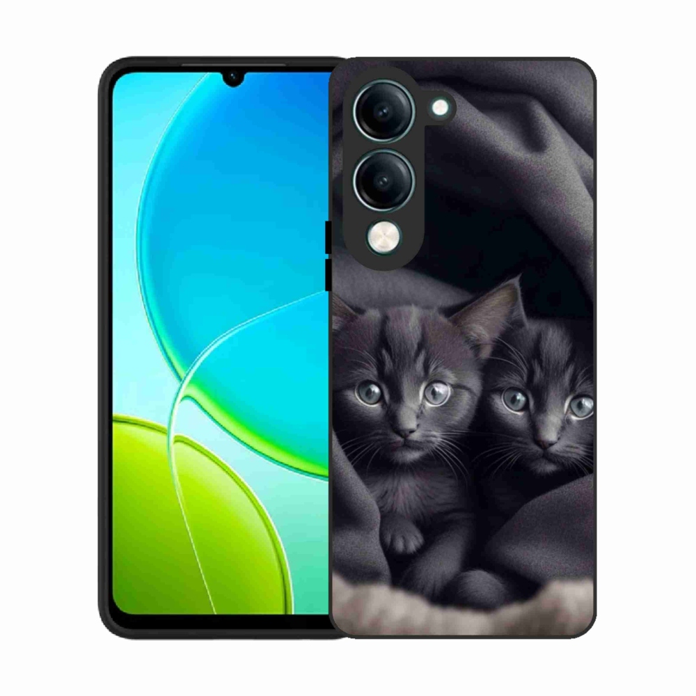 Gélový kryt mmCase na Vivo Y29S 5G - mačacie duo