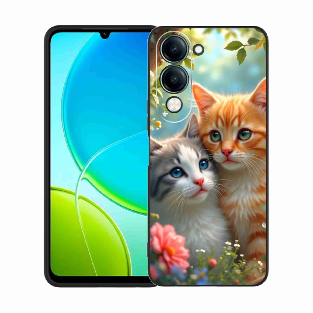 Gélový kryt mmCase na Vivo Y29S 5G - mačacia láska 2