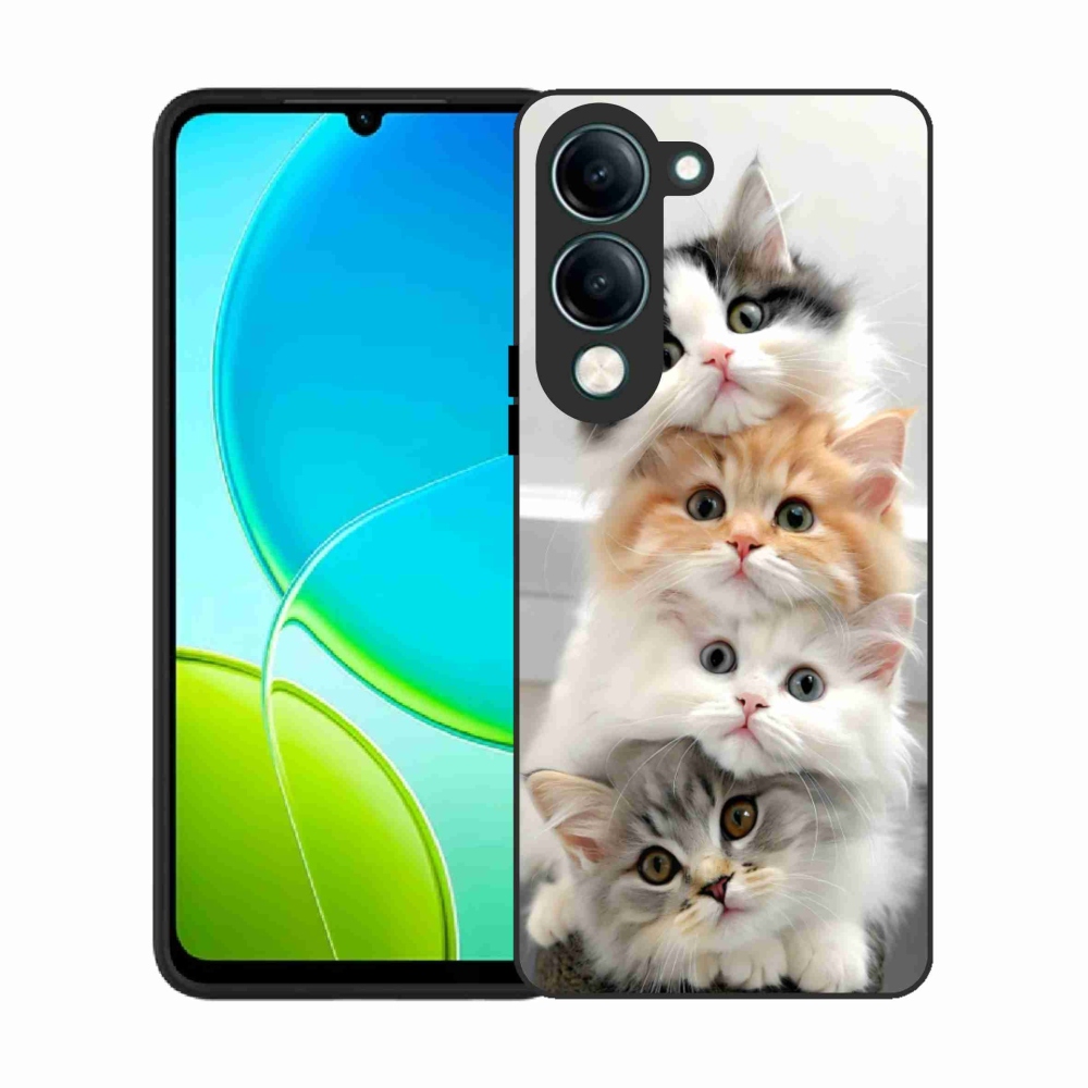 Gélový kryt mmCase na Vivo Y29S 5G - mačacia partia