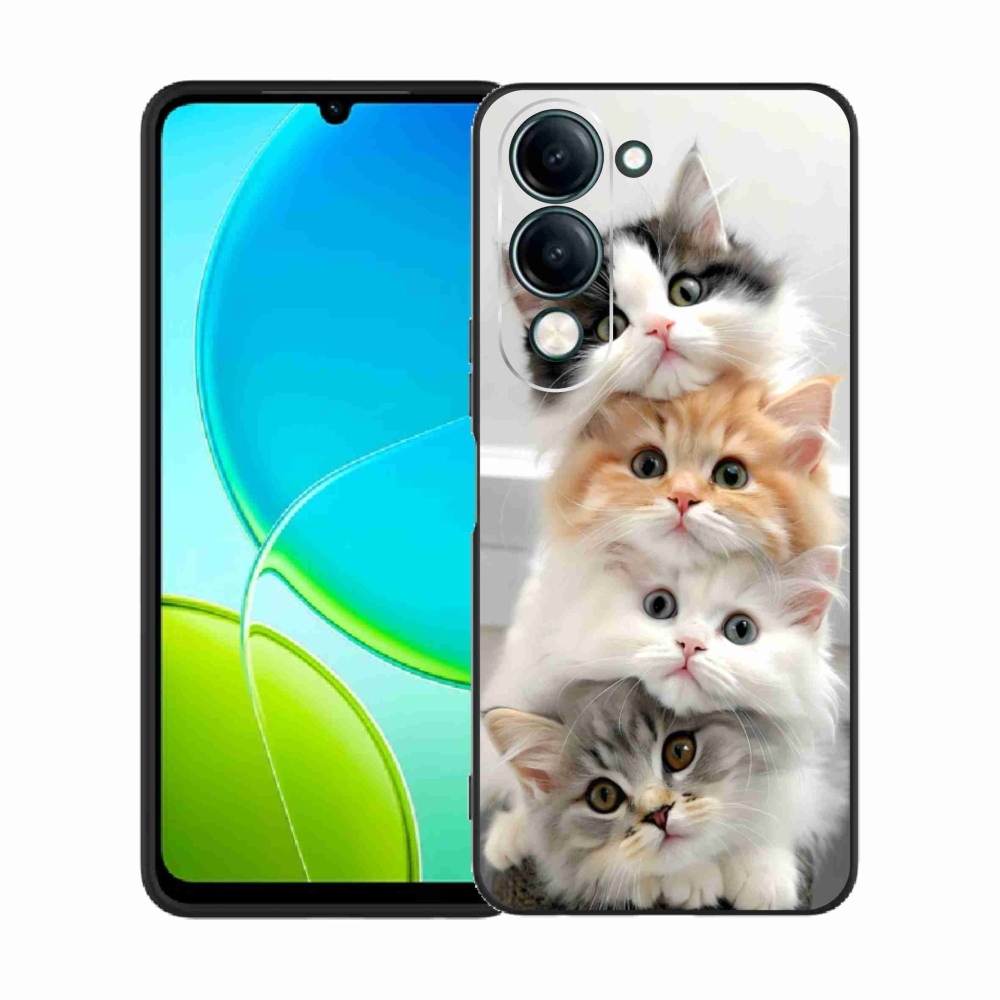 Gélový kryt mmCase na Vivo Y29S 5G - mačacia partia