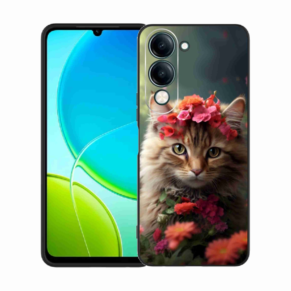 Gélový kryt mmCase na Vivo Y29S 5G - mačacia princezná