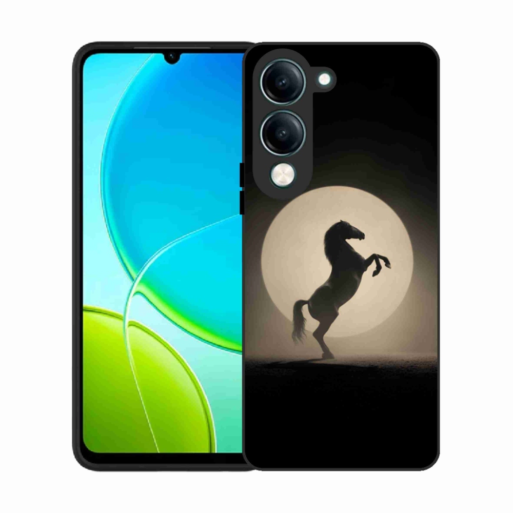 Gélový kryt mmCase na Vivo Y29S 5G - kôň v siluete