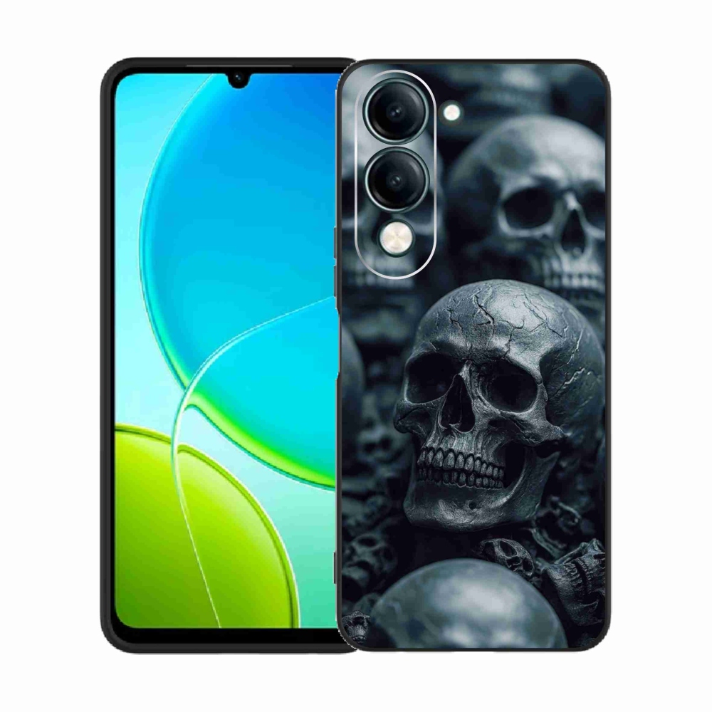 Gélový kryt mmCase na Vivo Y29S 5G - lebka 2