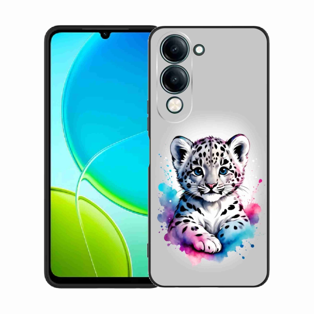 Gélový kryt mmCase na Vivo Y29S 5G - leopardej mláďa