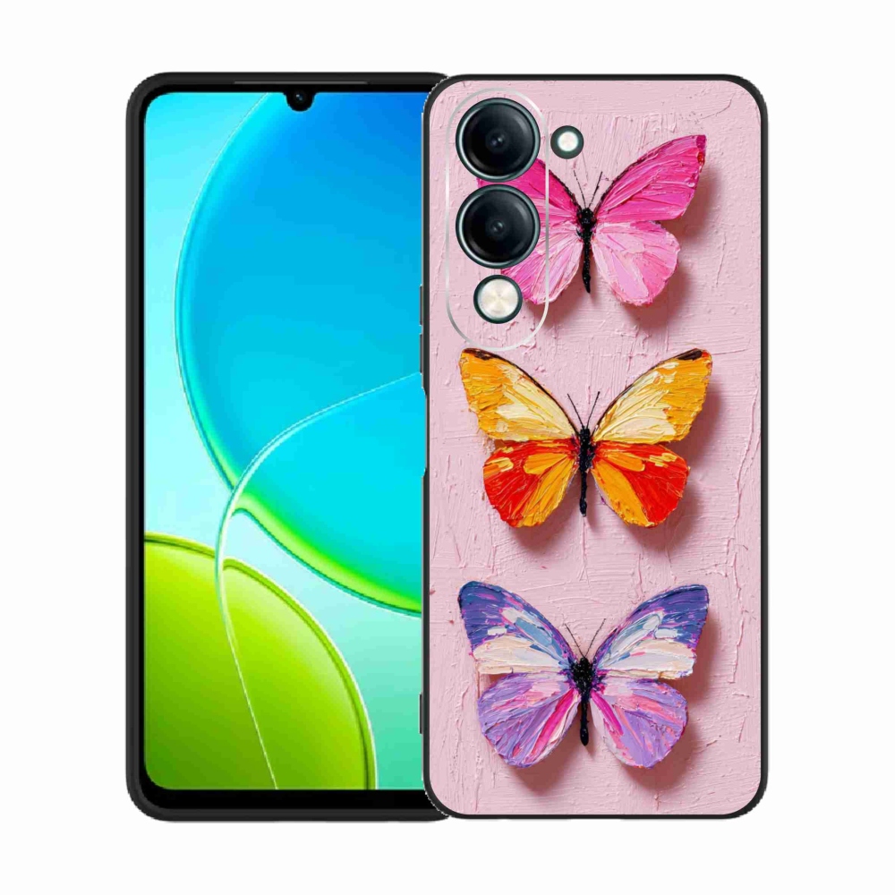 Gélový kryt mmCase na Vivo Y29S 5G - motýlia trojica