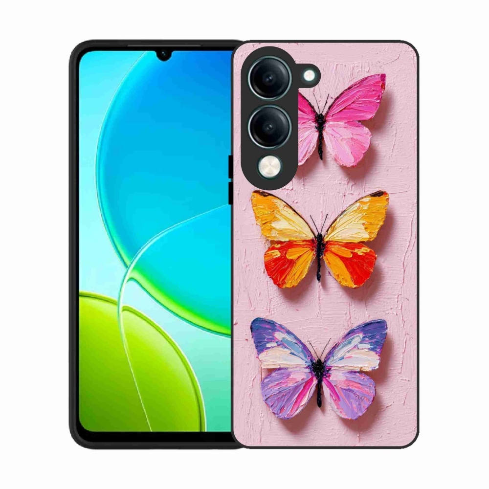 Gélový kryt mmCase na Vivo Y29S 5G - motýlia trojica