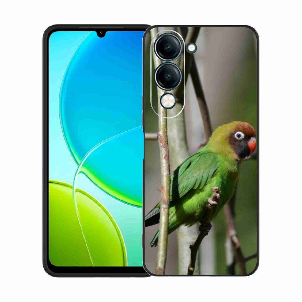 Gélový kryt mmCase na Vivo Y29S 5G - papagáj agapornis